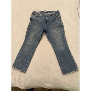 GOOD AMERICAN Good Legs Straight High Rise Jeans Size 18 GLSNF740OP